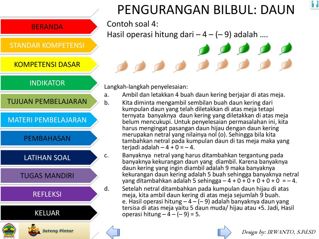 PEMBELAJARAN BILANGAN BULAT SD - Ppt Download