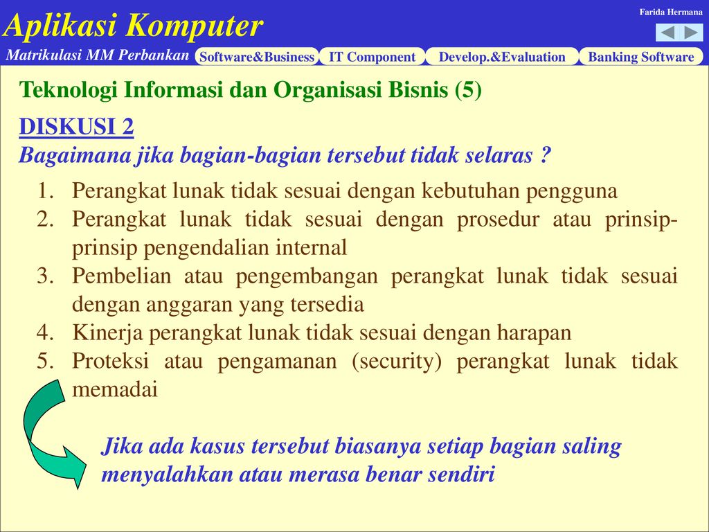 Penerapan Teknologi Informasi Pada Bisnis/industri Pada Dasarnya Adalah ...