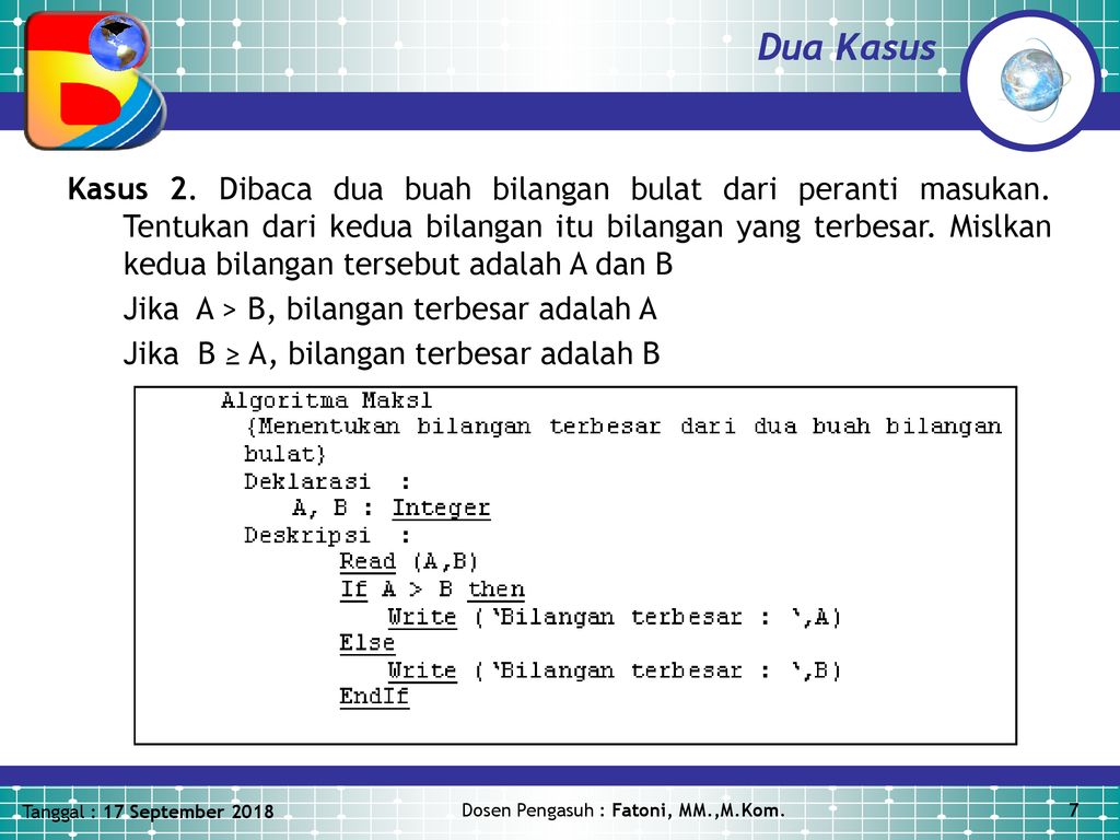 Dosen Pengasuh Fatoni MM M Kom Ppt Download