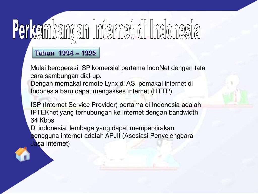 Isp komersial pertama di indonesia adalah