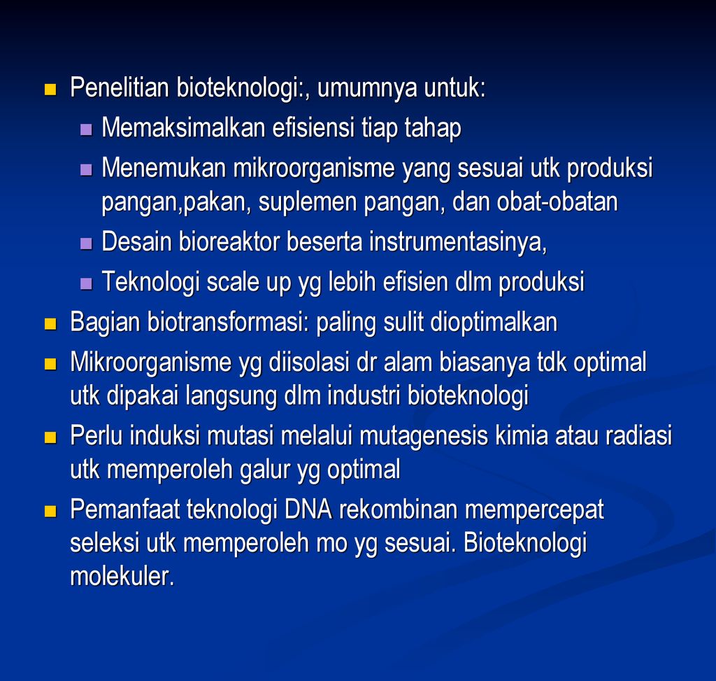 Dasar-dasar Bioteknologi - Ppt Download