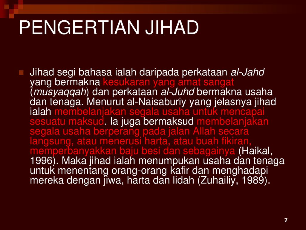 Maksud jihad