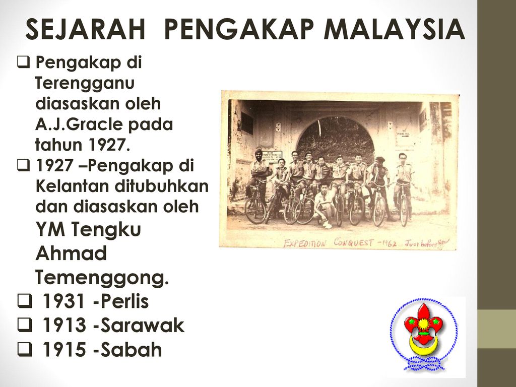 Pengakap pengasas di malaysia pergerakan