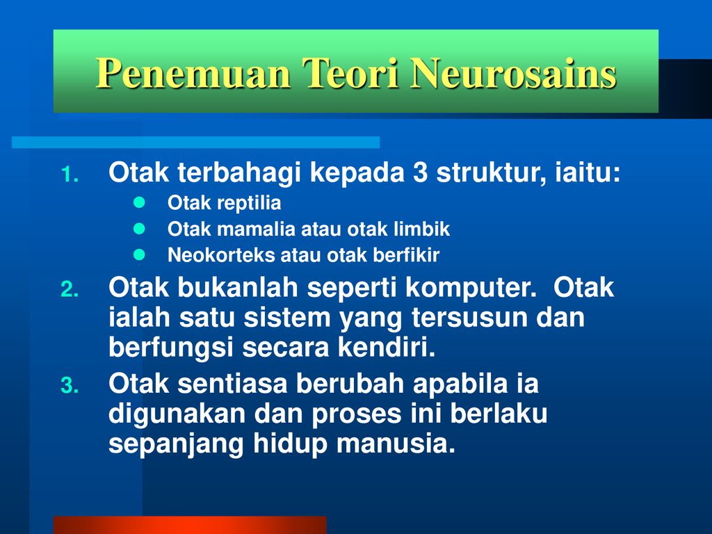 Penemuan Teori Neurosains