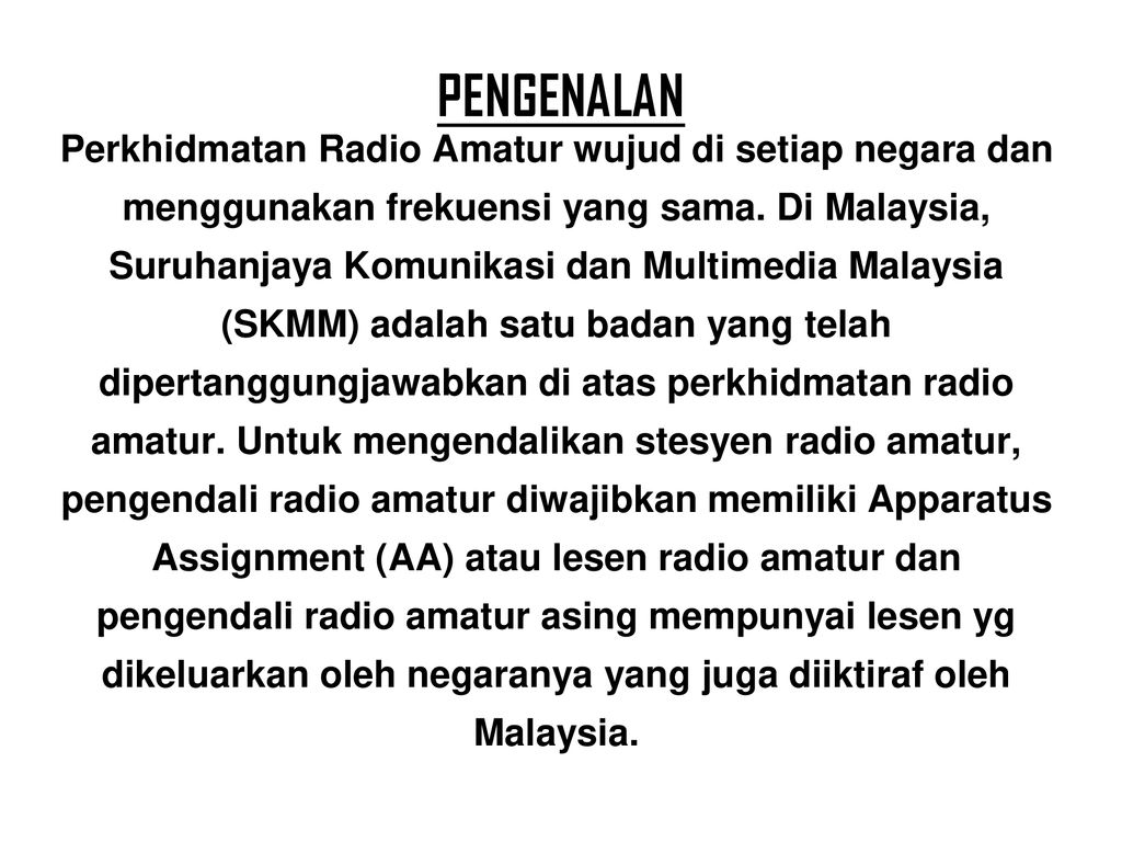 Radio amatur malaysia