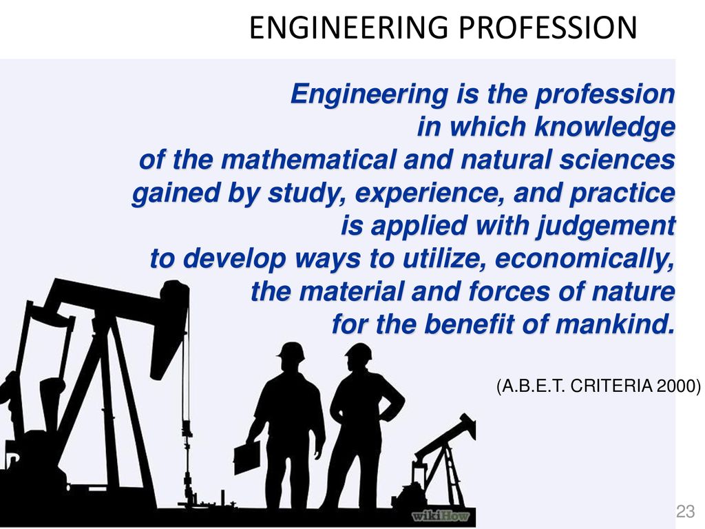 Engineering professions