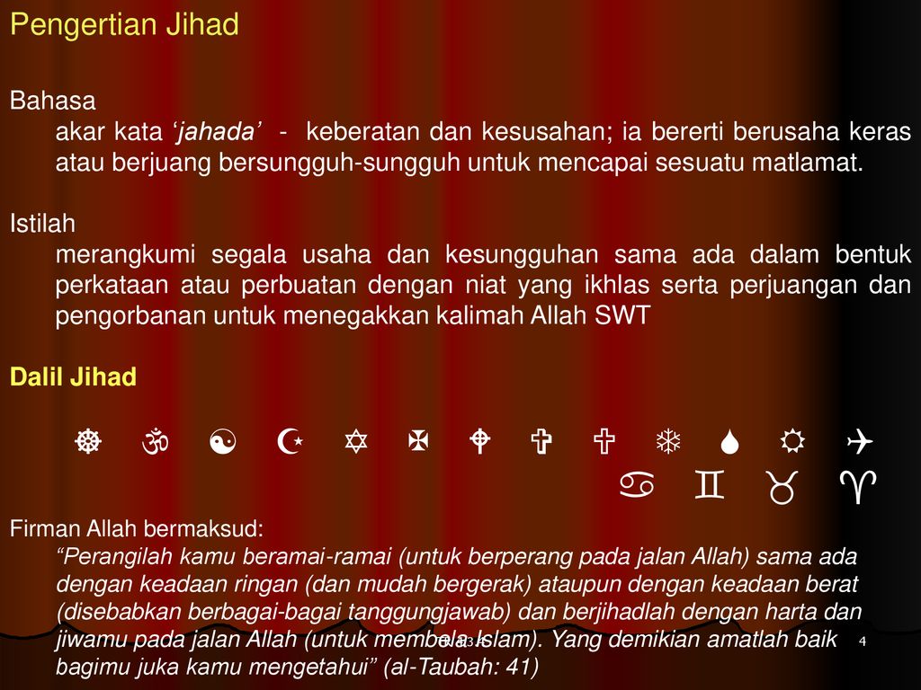 Jihad akbar contoh al Tujuh Jenis