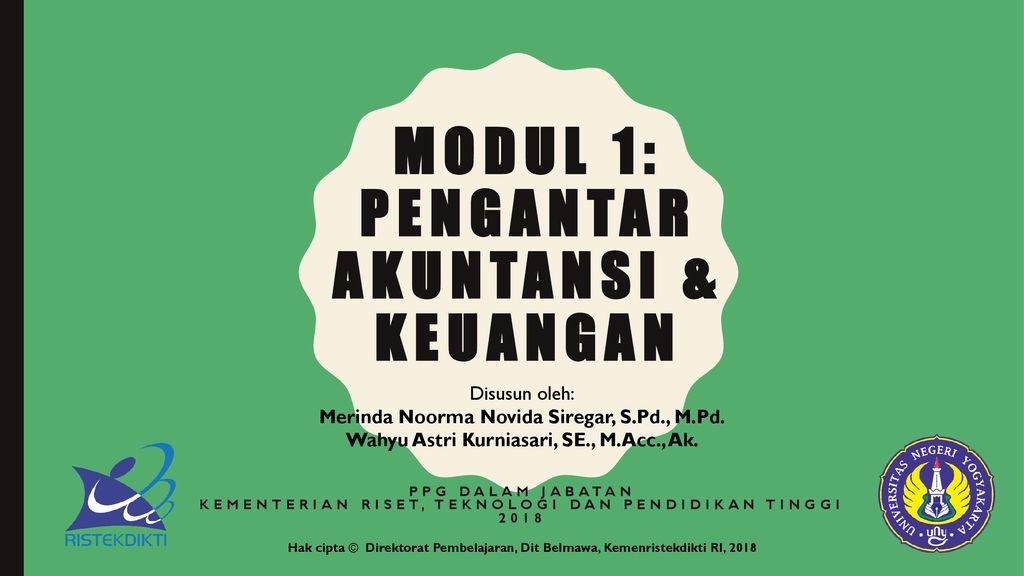 MODUL 1: PENGANTAR AKUNTANSI & KEUANGAN - Ppt Download