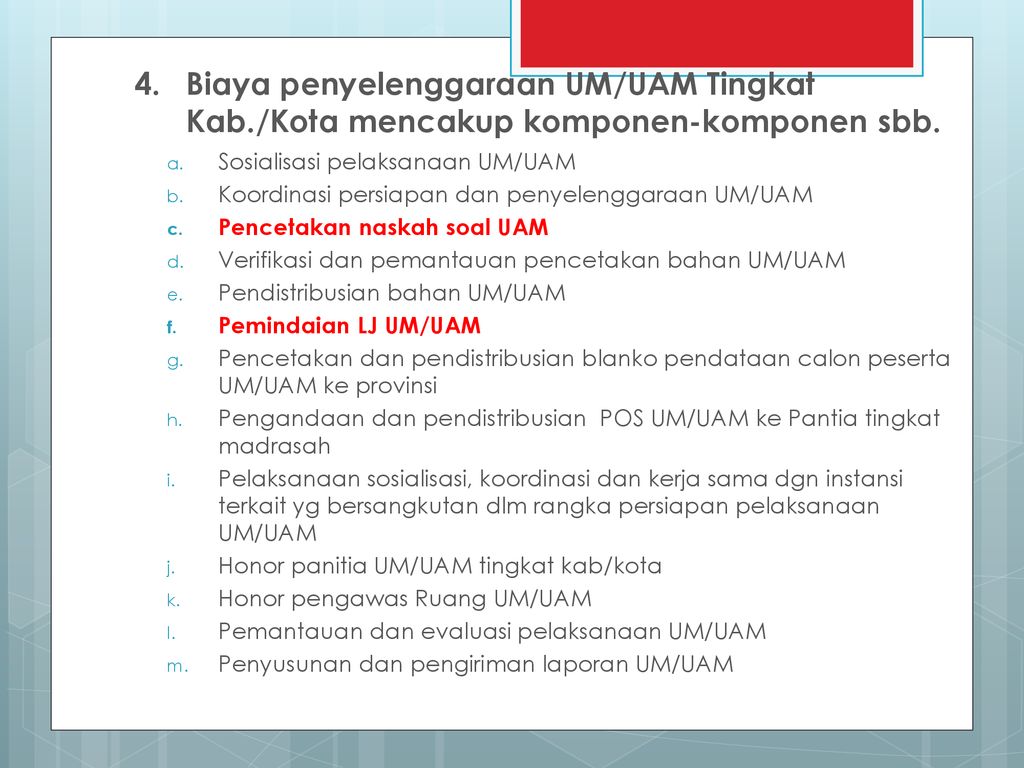 SOSIALISASI PROSEDUR OPERASIONAL STANDAR (POS) PENYELENGGARAAN UJIAN ...