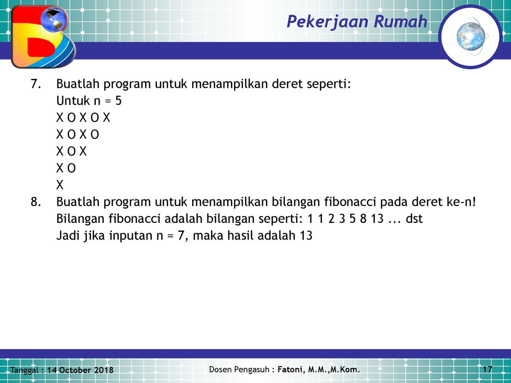 Chapter Perulangan Repeatition Ppt Download