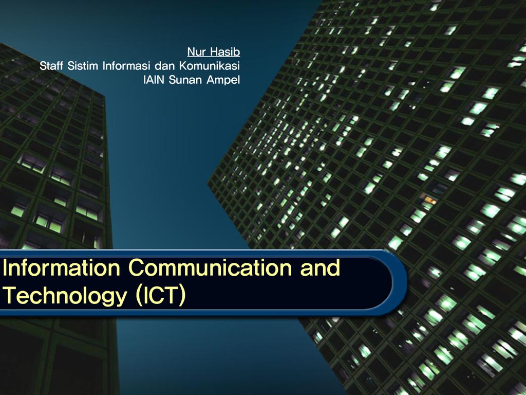 Information Communication And Technology (ICT) - Ppt Download