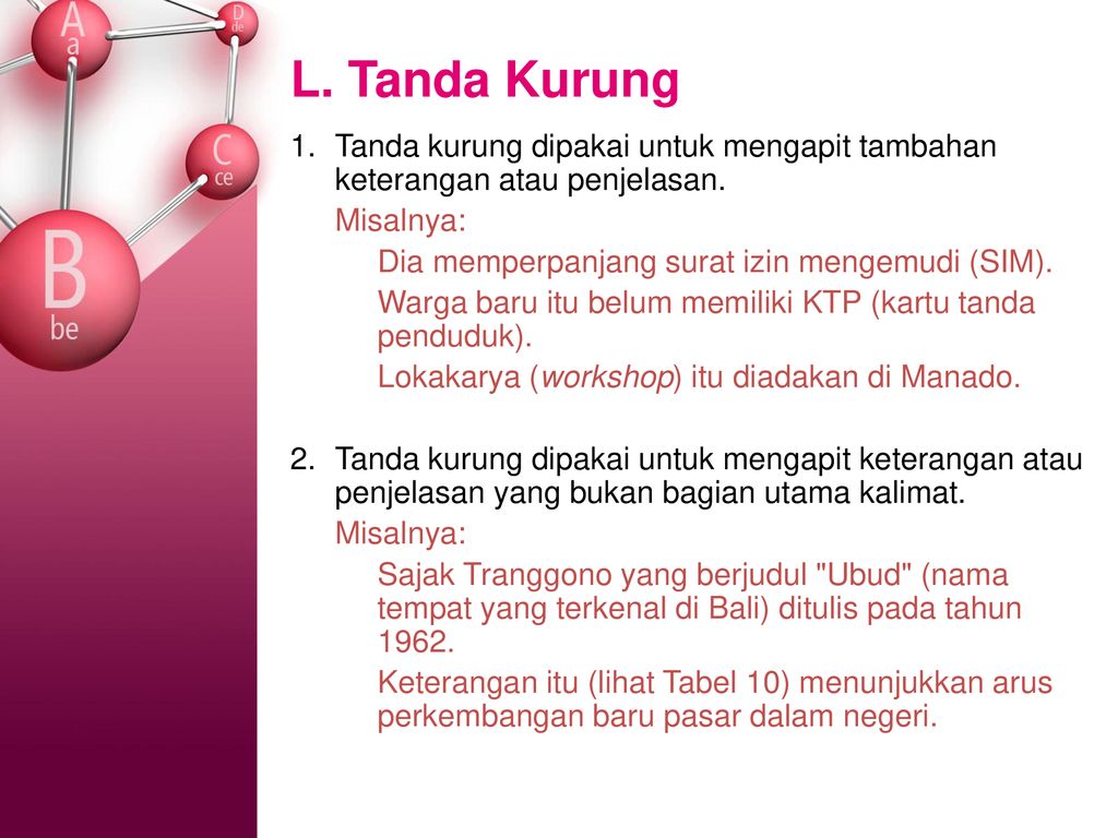 L. Tanda Kurung