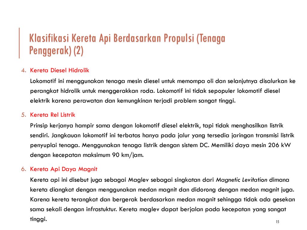 Transportasi Kereta Api Ppt Download