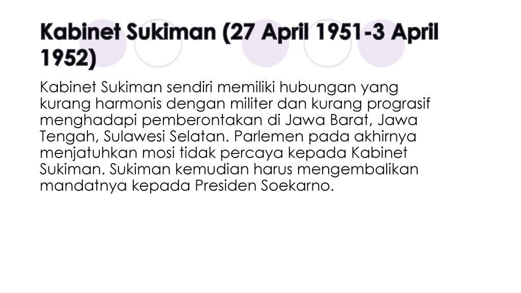 Kabinet Sukiman (27 April April 1952)