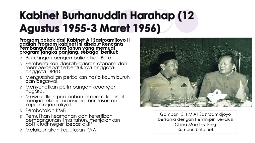 Kabinet Burhanuddin Harahap (12 Agustus Maret 1956)