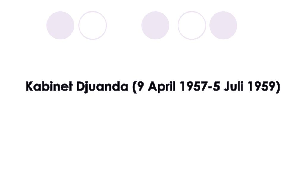 Kabinet Djuanda (9 April Juli 1959)