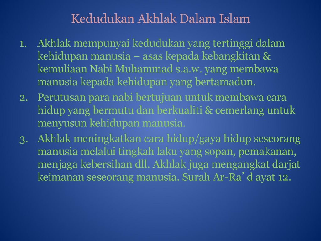 Adab Akhlak Dan Etika Dalam Islam Ppt Download