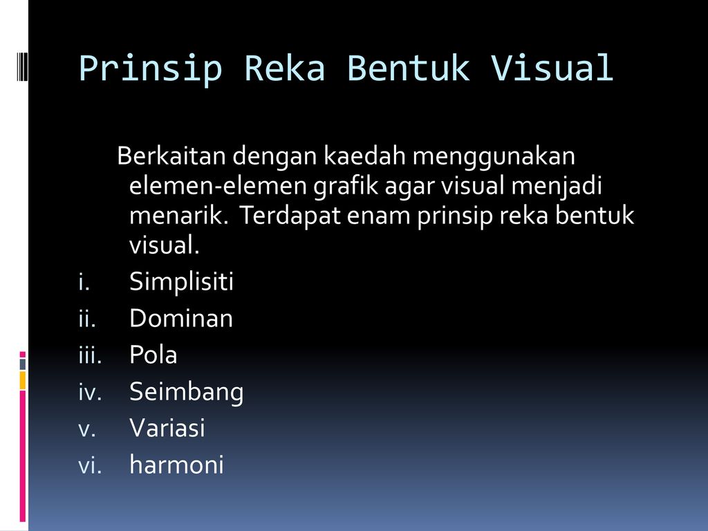 REKA BENTUK VISUAL. - ppt download