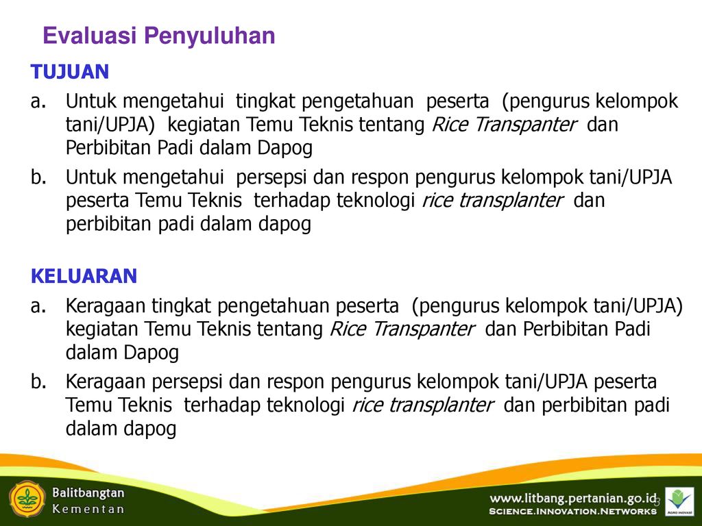 Contoh Evaluasi Kegiatan Penyuluhan Budidaya Jagung