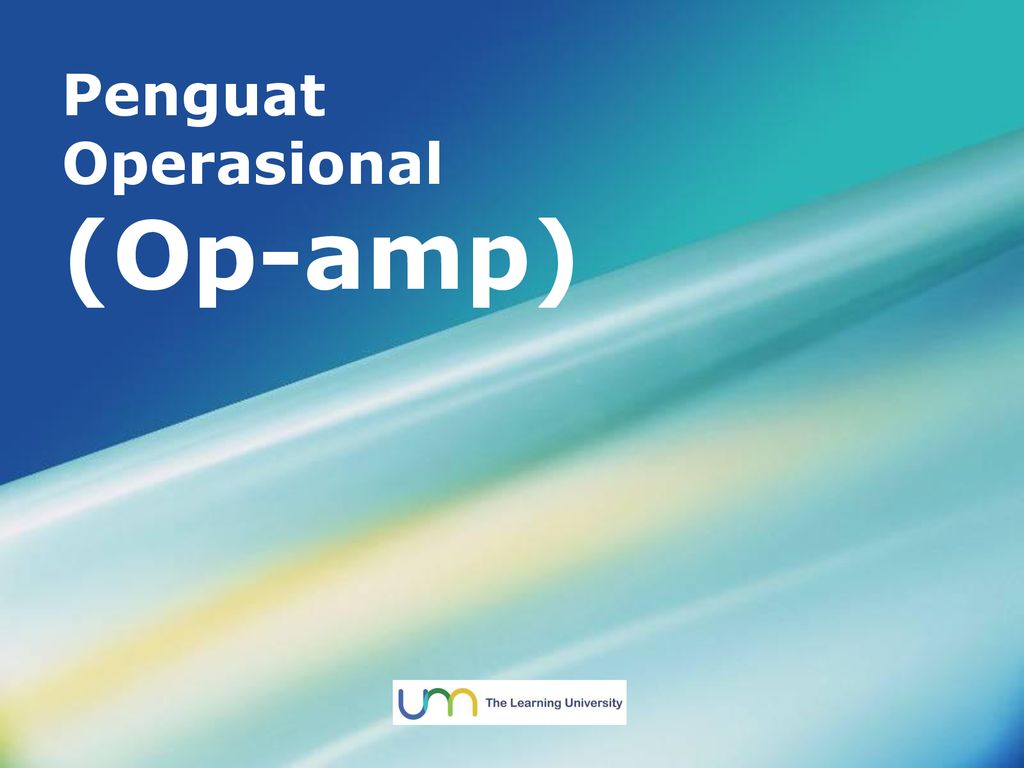 Penguat Operasional (Op-amp) - Ppt Download