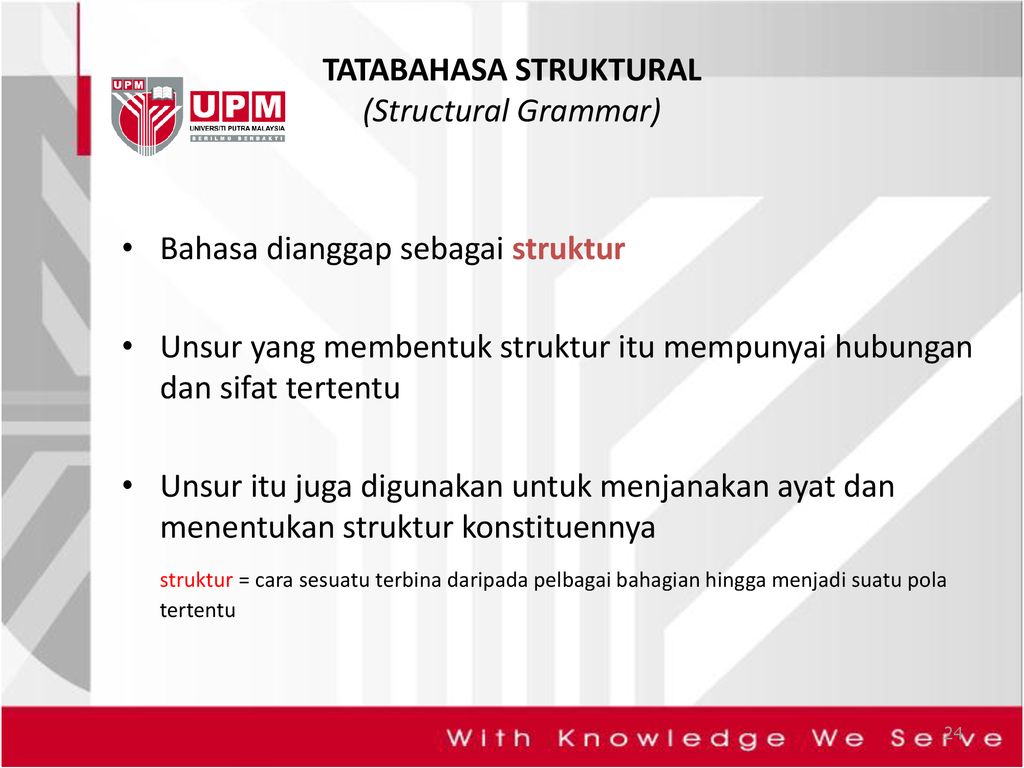 TATABAHASA STRUKTURAL (Structural Grammar)