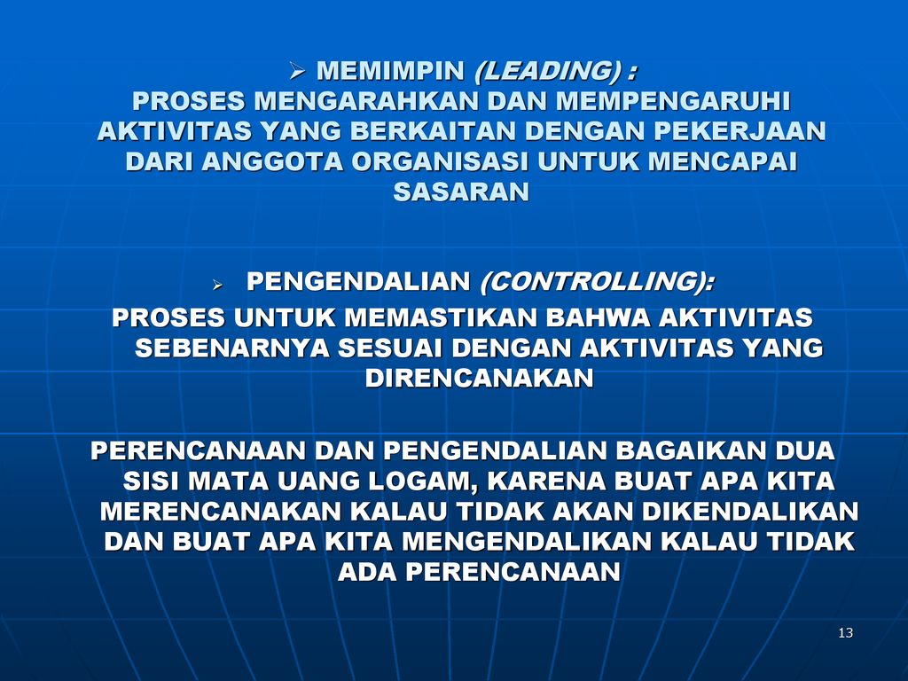 Manager Dan Pengelolaannya - Ppt Download