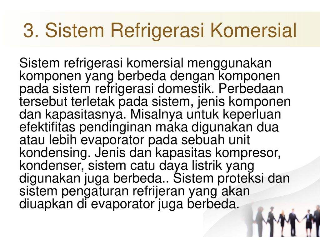 3. Sistem Refrigerasi Komersial