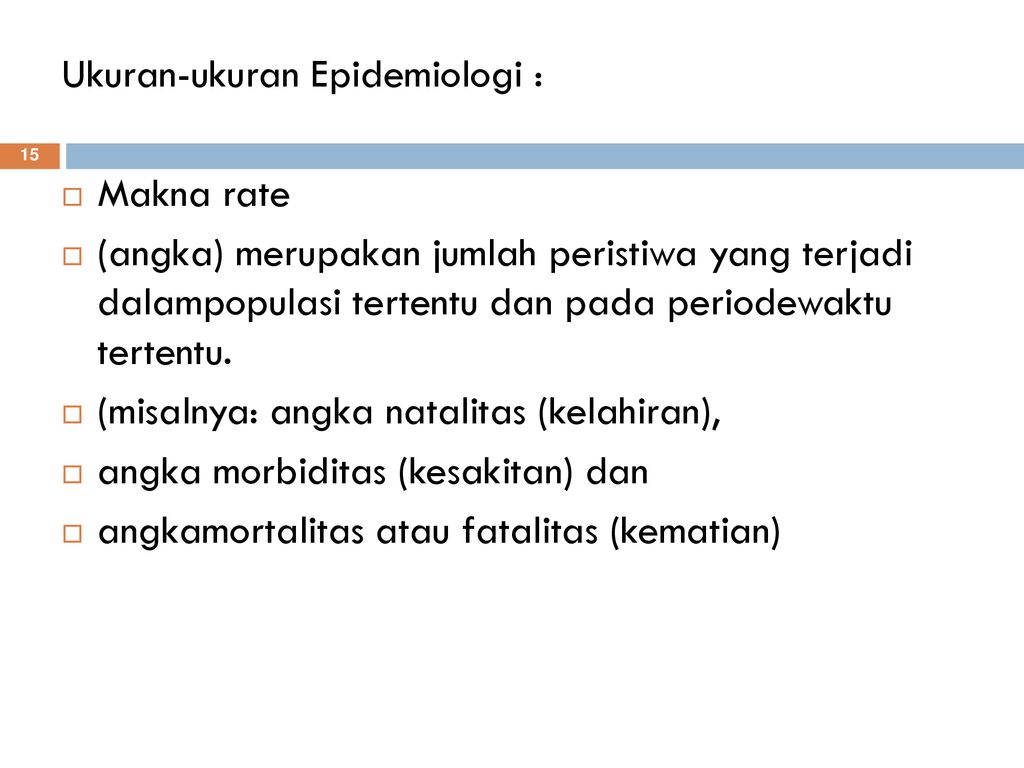 Pengertian Epidemiologi Dalam Pelayanankebidananyaitu Epidemiologi ...