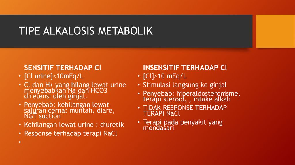 Gangguan Keseimbangan Asam Basa Dan Gangguan Oksigenasi Ppt Download   TIPE ALKALOSIS METABOLIK 