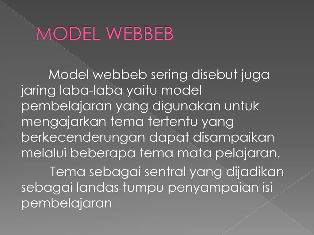 MODEL WEBBEB