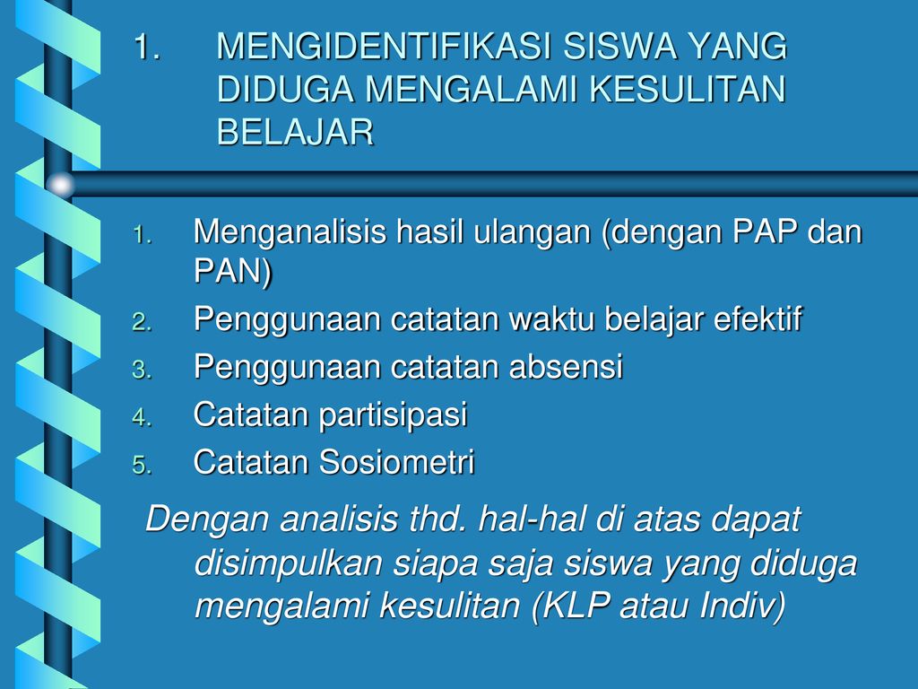 Mengidentifikasi Kesulitan Belajar Peserta Didik - Jasa Guru