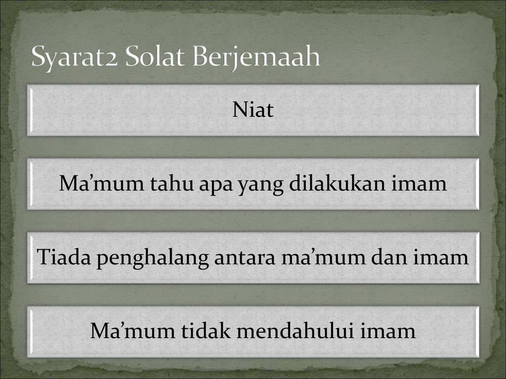 Modul Solat Solat Berjemaah Ppt Download