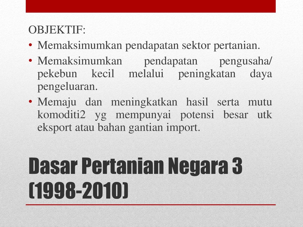 Kesimpulan Dasar Pertanian Negara - Thutmose