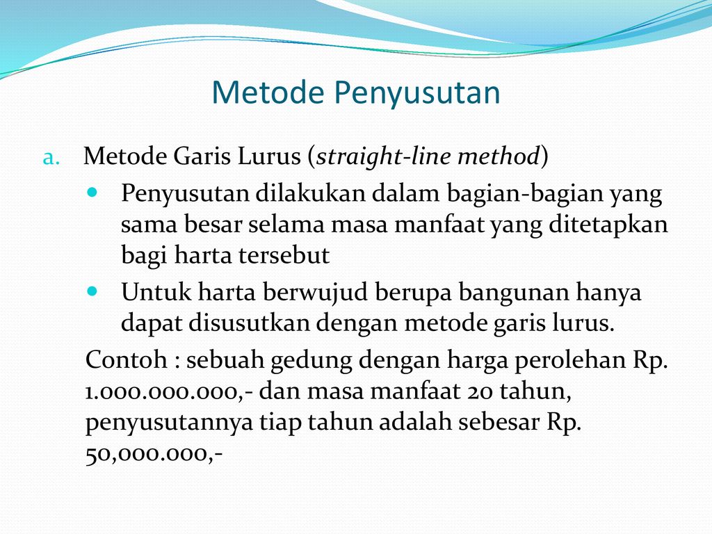 Penyusutan Dan Amortisasi Ppt Download