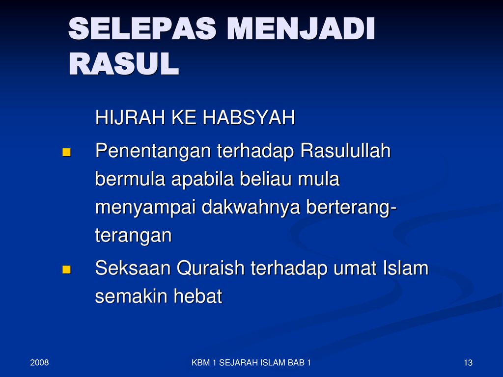 Bab 1 Kehidupan Rasulullah S A W Di Mekah Ppt Download