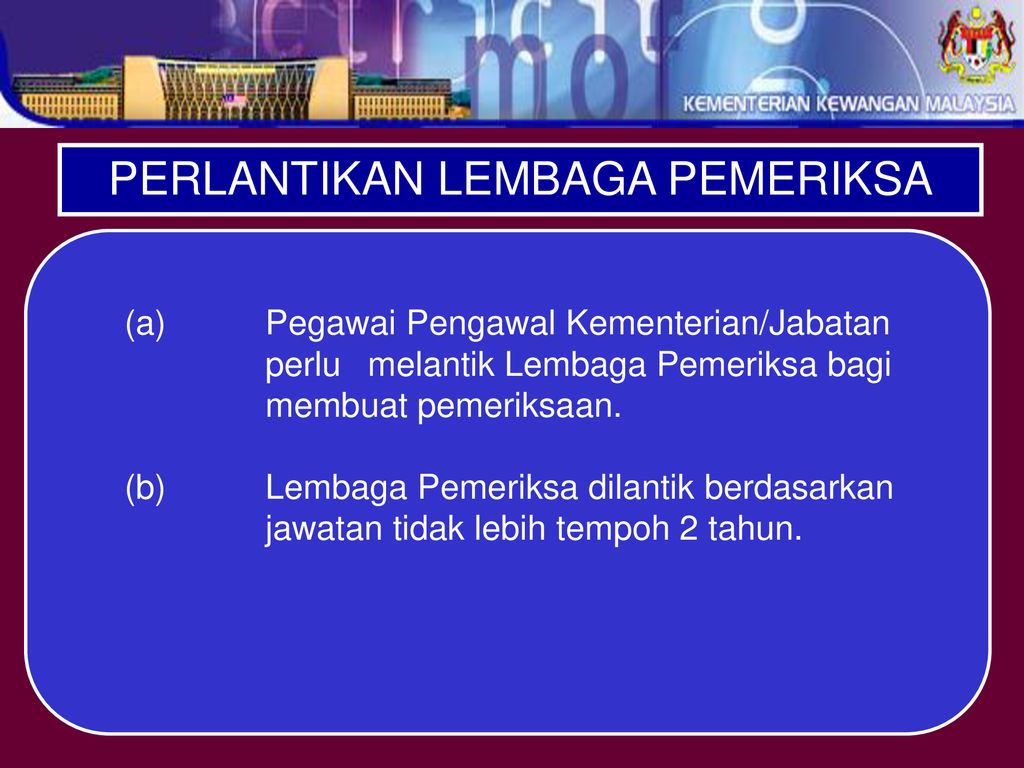 PEKELILING PERBENDAHARAAN (PP) BIL. 5 TAHUN 2007 TATACARA 