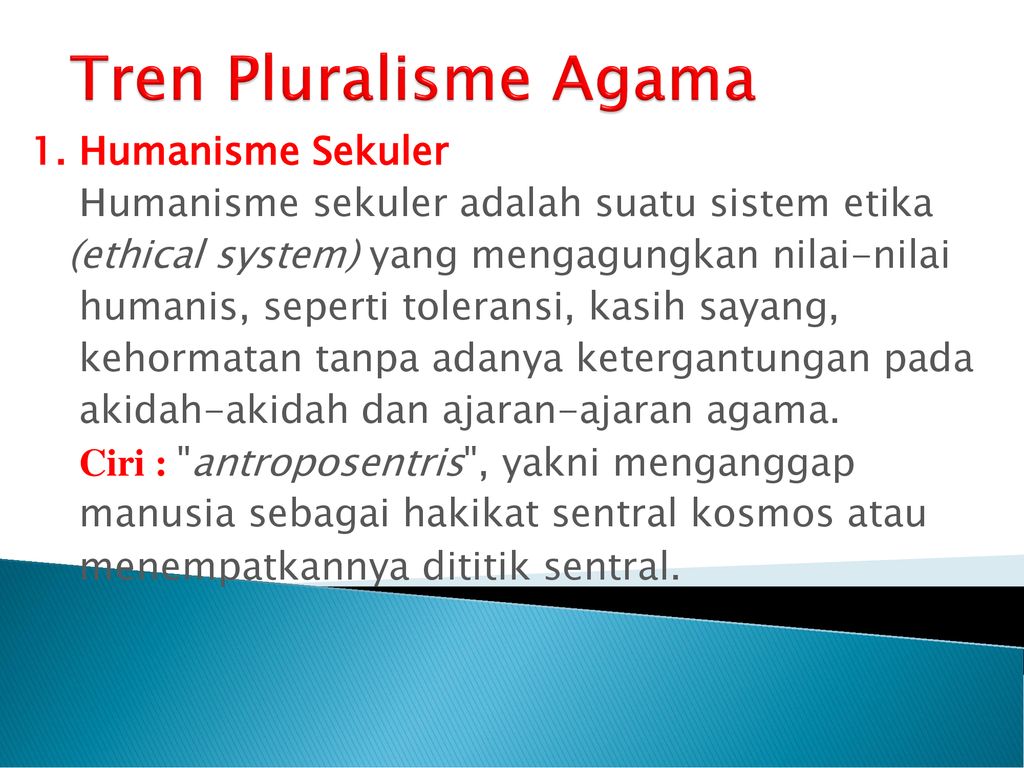 Pluralisme Dalam Islam Ppt Download