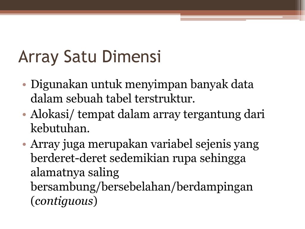 Array Ppt Download 6737