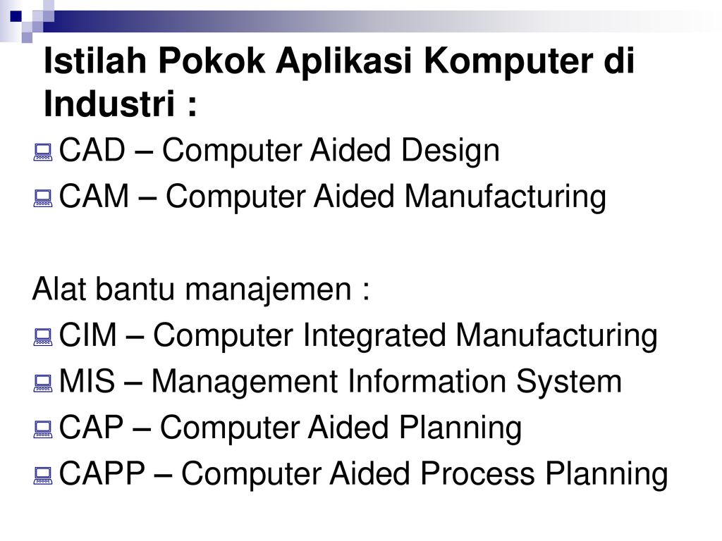 KOMPUTER DAN INDUSTRI. - Ppt Download