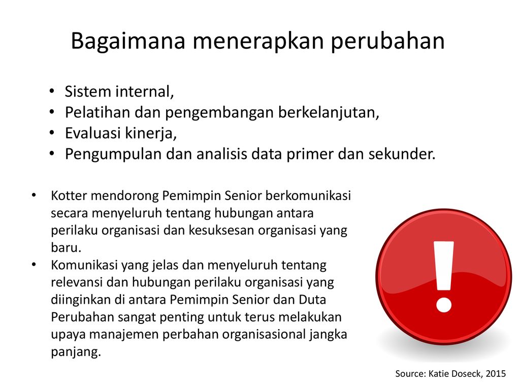 DIE CHANGE OR Bahan Mata Kuliah Manajemen SDM, 12 Maret Ppt Download