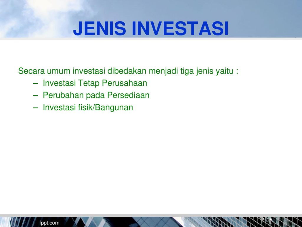 Konsep Dasar Investasi Ppt Download