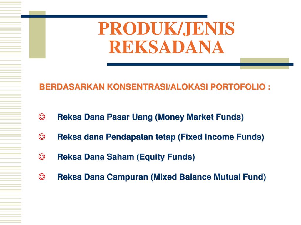 PENGERTIAN Reksa Dana Adalah : - Ppt Download