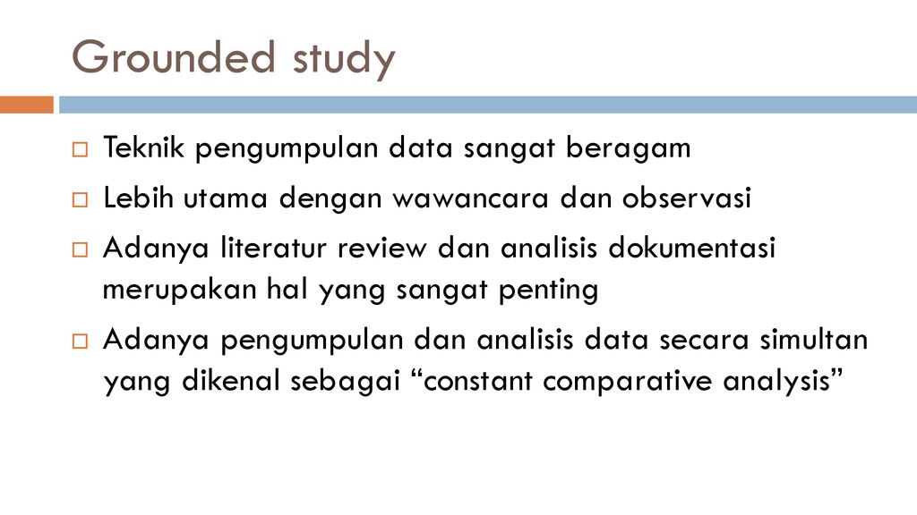 Penelitian Kualitatif Intro Karakteristik Pengumpulan Data Ppt Download