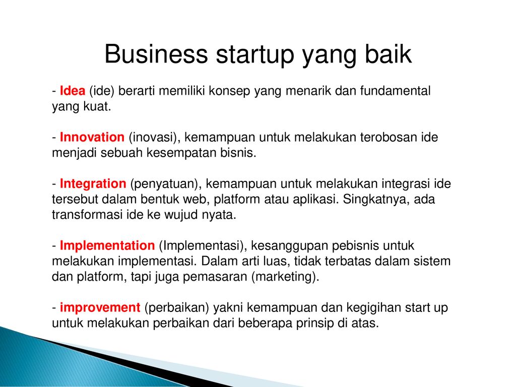 business startup