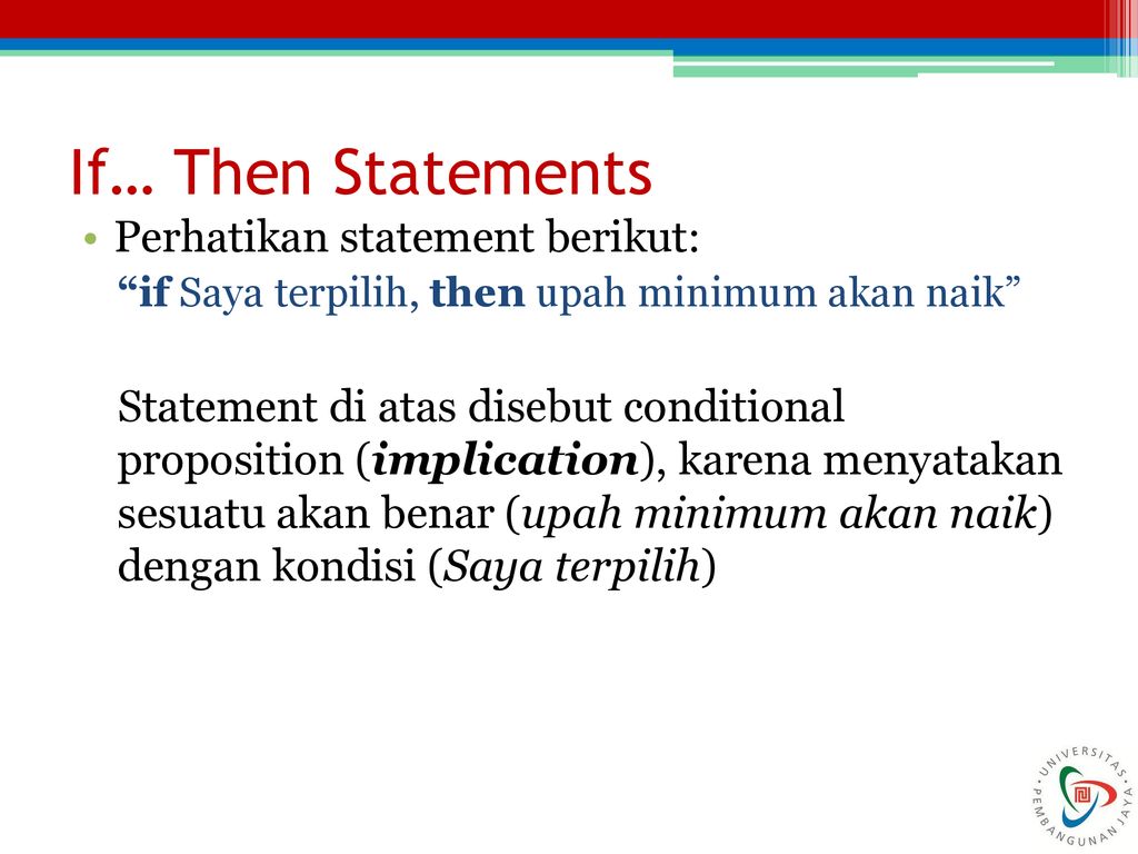 If then statements