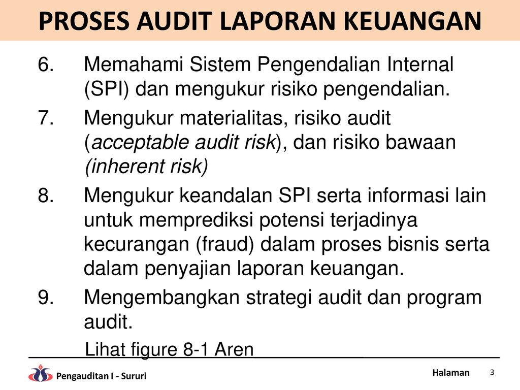 Bagian 8 Penerimaan Penugasan Audit Dan Perencanaan Audit Ppt Download