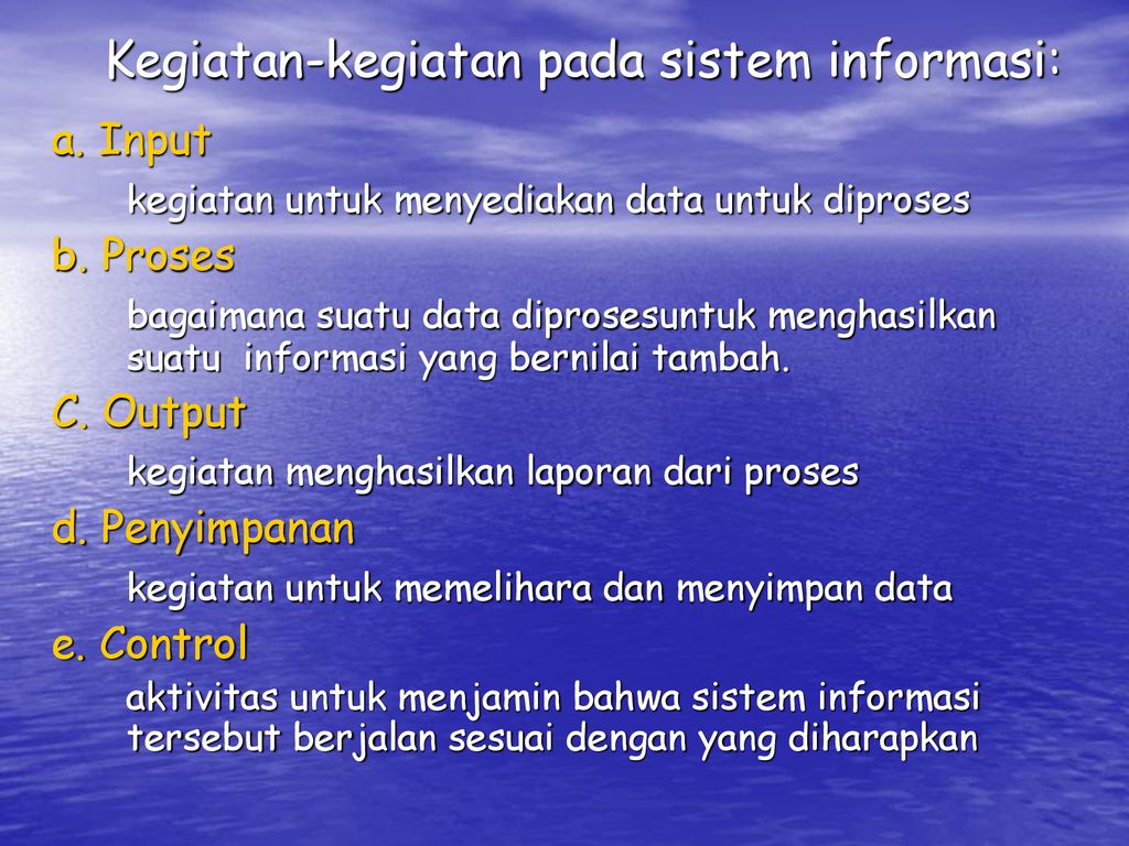 PENGELOLAAN SISTEM INFORMASI - Ppt Download