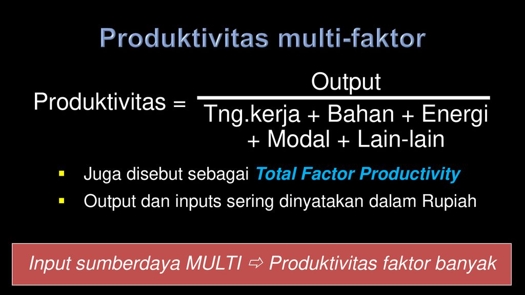 Operasi Dan Produktivitas - Ppt Download