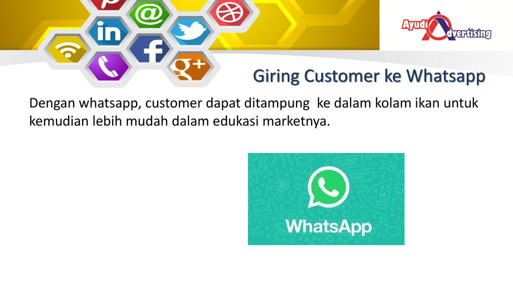 Giring Customer ke Whatsapp