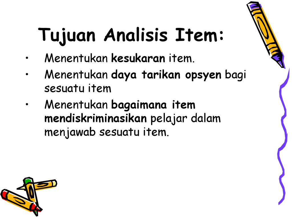 Analisis Item Dan Analisis Skor Ppt Download